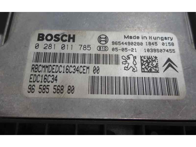 Řídící jednotka 9658556880 Citroen C3 Pluriel 2005