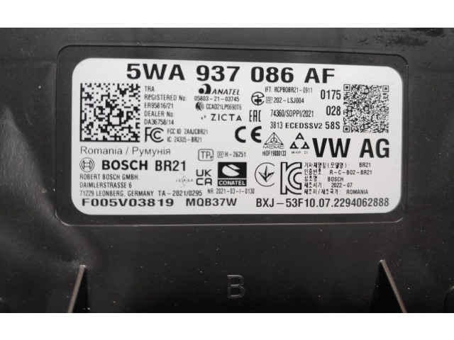 Блок комфорта 5WA937086AF Volkswagen Golf VIII