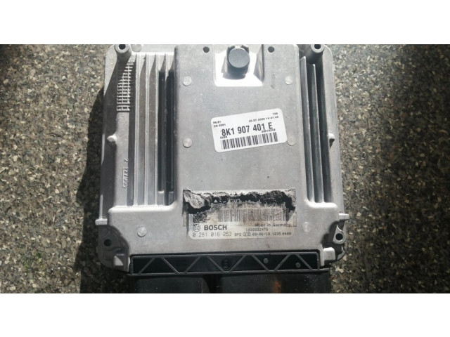 Блок управления двигателя 8K1907401E, 0281016253 Audi A4 S4 B8 8K