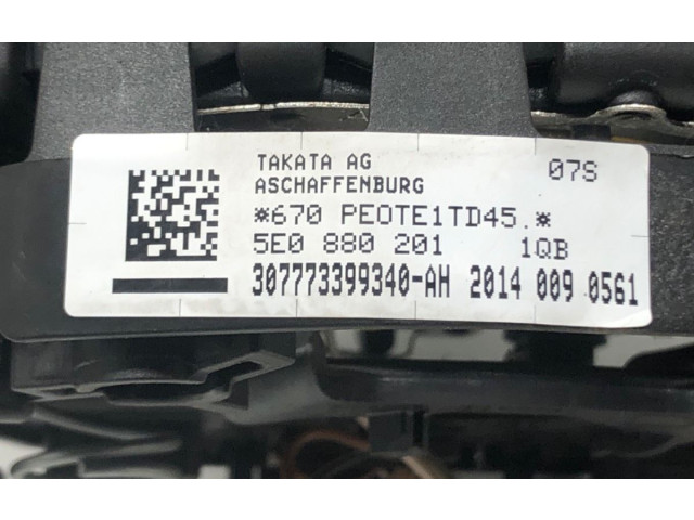 Подушка безопасности водителя 5E0880201 Skoda Fabia Mk1 (6Y)