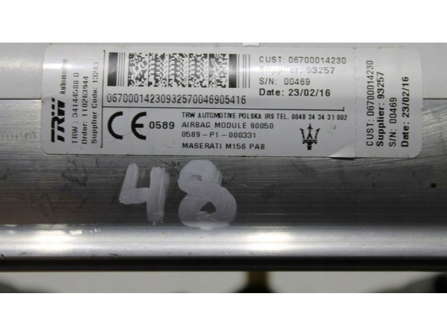 Подушка безопасности пассажира 34056473a Maserati GranTurismo