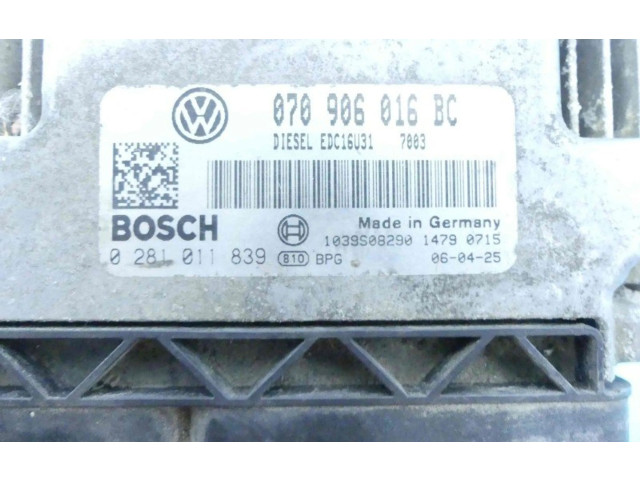 Řídící jednotka 0281011839, IMPRK1241152 Volkswagen Touareg I 2006