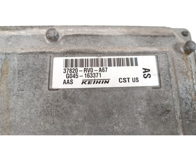 Блок управления двигателя 37820RV0A67   Honda Odyssey