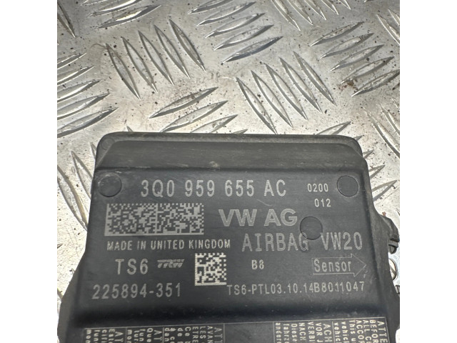 Блок подушек безопасности 3Q0959655AC, 225894351   Skoda Octavia Mk3 (5E)
