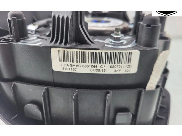 Подушка безопасности водителя 98072114ZD, 98072114ZD   Peugeot 2008 I