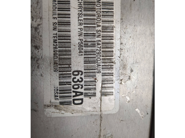 Блок управления двигателя P56041, 6A729DQJAU9 Jeep Grand Cherokee (WJ)