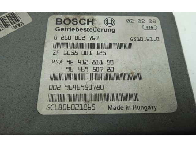 Блок управления коробкой передач 0260002767, 0260002767 Citroen C5