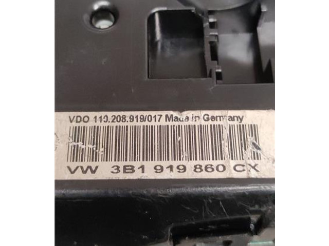 Панель приборов 3B1919860CX, 3B1919860CX   Volkswagen PASSAT       