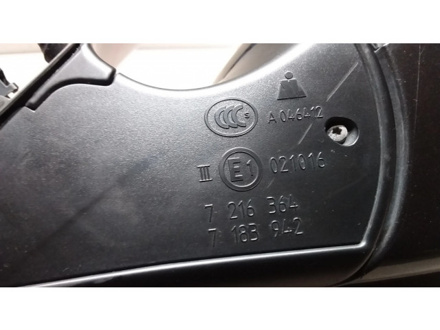 Zpětné zrcátko pravé BMW 5 F10 F11 2010 F01534029931P, 7216364