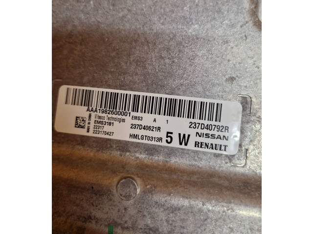 Блок управления двигателя 237D40792R, 237D40621R Dacia Spring