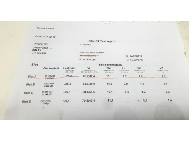 Форсунка 0445110298, 30777526    Volvo V70   
