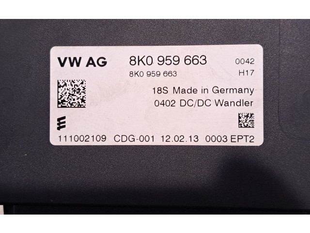 Блок управления 8K0959663, 8K0959663 Audi Q5 SQ5