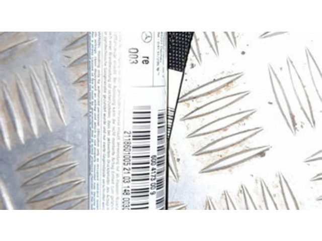 Боковая подушка безопасности 6004173009, 2118601005210314800301   Mercedes-Benz E W211