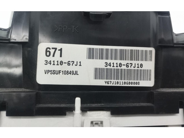 Панель приборов 3411067J1 Suzuki Grand Vitara I