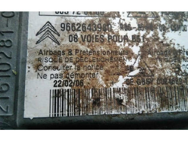Блок подушек безопасности 9662643980   Citroen C4 I