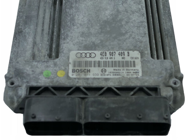 Řídící jednotka 4E0907407B, 0281011939   Audi A8 S8 D3 4E 2004