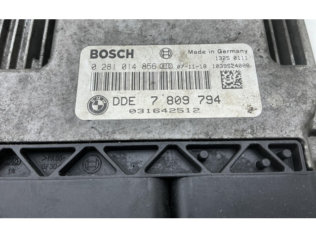 Комплект блоков управления DDE7809794, 0281014856   Mini One - Cooper Coupe R56