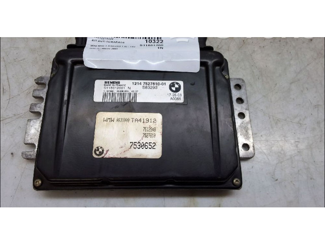 Řídící jednotka S118012001N, S118012001N   Mini One - Cooper R50 - 53 2003