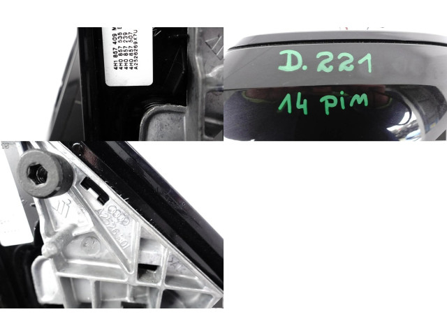 Zpětné zrcátko Audi A8 S8 D4 4H 2013 4H1857409M