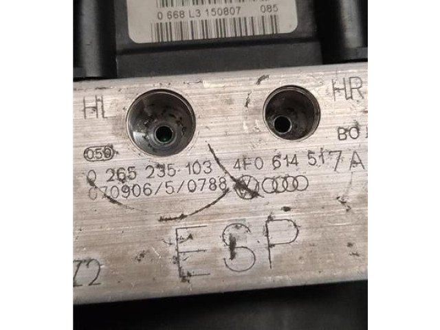 Блок управления АБС 4F0614517A, 265235103   Audi A6 S6 C6 4F