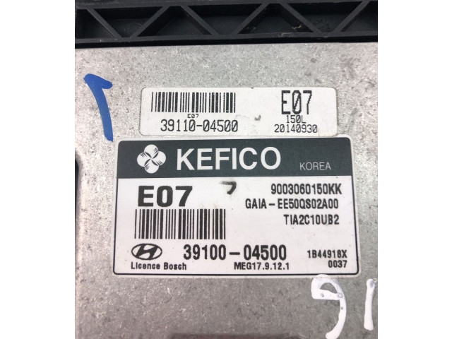 Řídící jednotka 3910004500 Hyundai i10 2014
