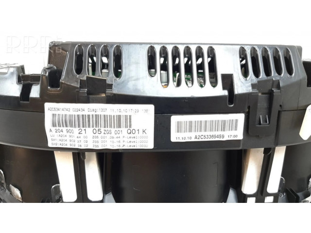 Přístrojová deska Mercedes-Benz C W204 2010 A2049002105