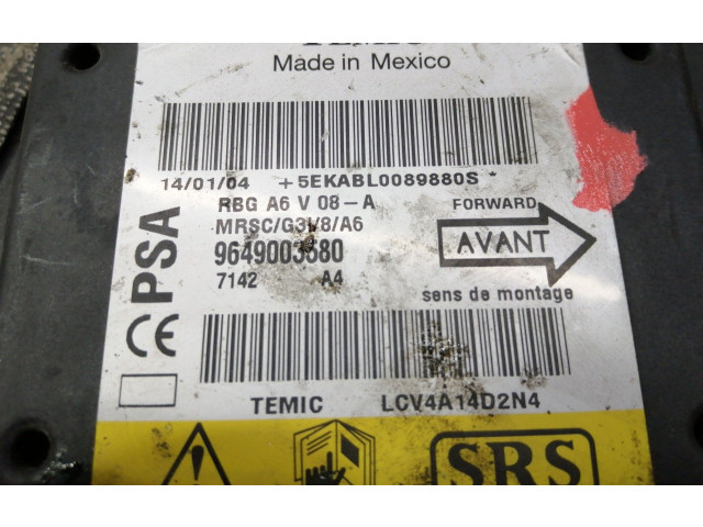 Блок подушек безопасности 9649003580   Citroen C2