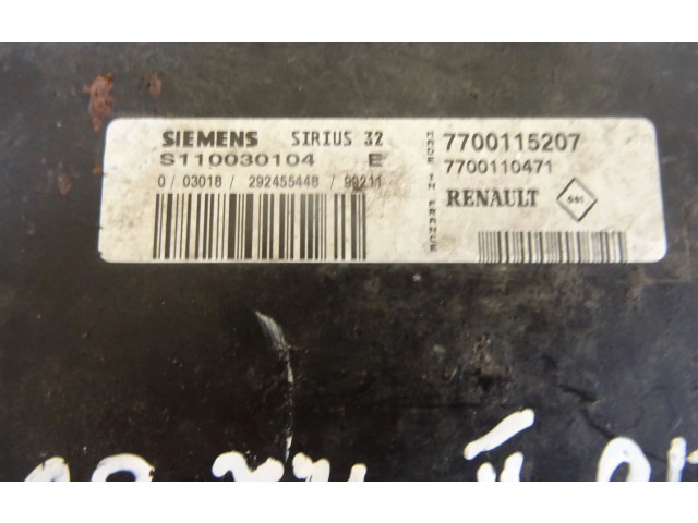 Блок управления S110030104, 7700115207   Renault Clio II