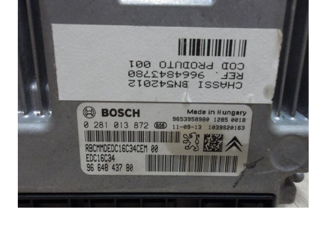 Řídící jednotka 1943J3, 1943J3 Citroen Berlingo 2011