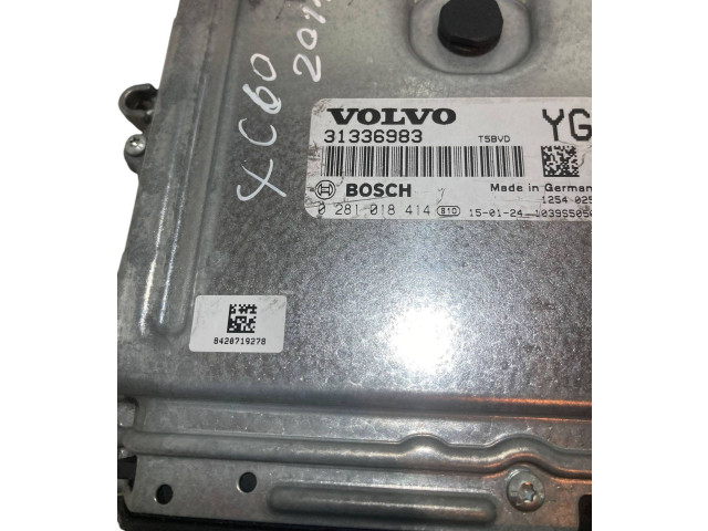 Řídící jednotka 0281018414, 31336983 Volvo XC60 2012