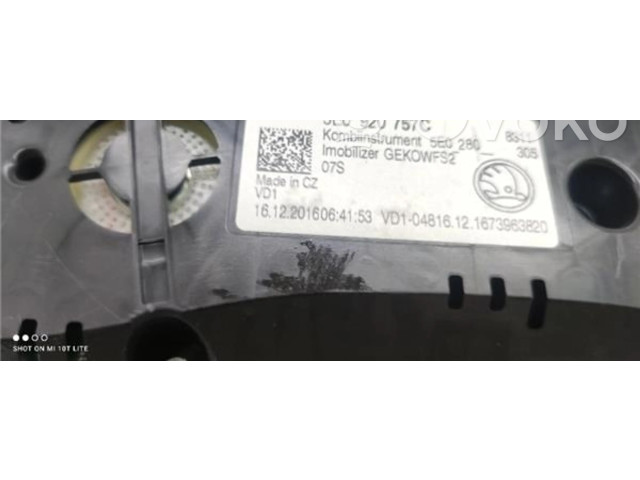 Панель приборов    Skoda Octavia Mk3 (5E)       