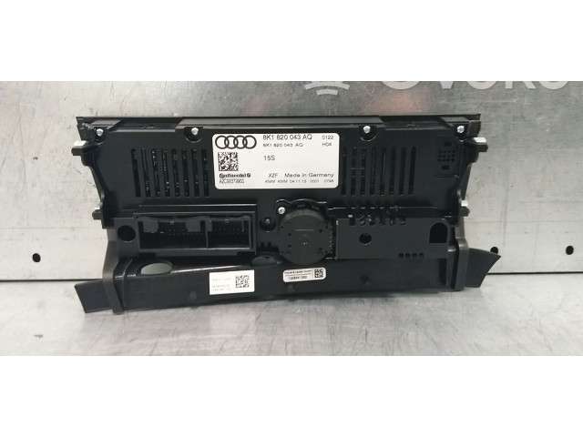 Блок управления климат-контролем 8K1820043AQ, 8K1820043AD   Audi Q5 SQ5