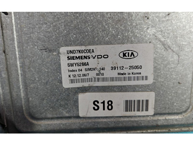 Блок управления двигателем Блок управления 39112-25050, IMPRK1395672   KIA Carens II