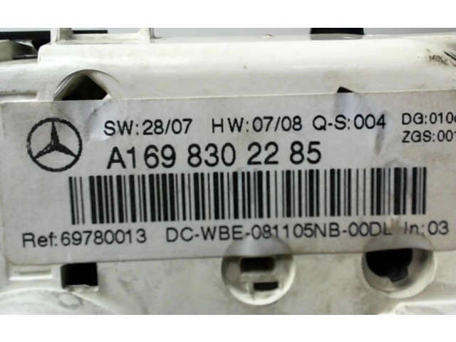 Блок управления климат-контролем 1699001400, 1699001400   Mercedes-Benz A W169