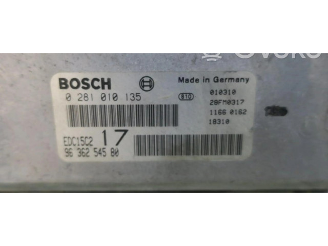 Řídící jednotka 0281010135, CENTRALITAMOTORUCE Fiat Scudo