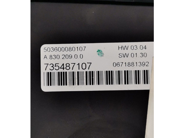 Блок управления климат-контролем 735487107, 503600080107 Lancia Delta