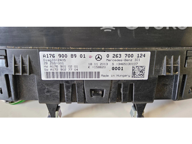 Панель приборов A1769008901, 0263700124   Mercedes-Benz A W176       