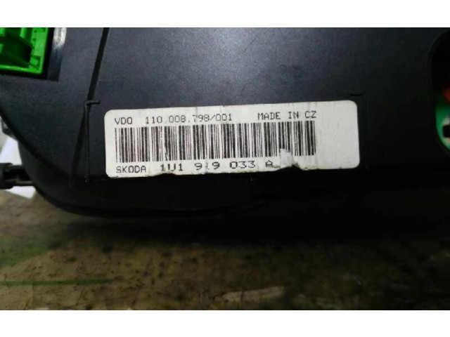 Панель приборов 1U1919033A, 0090059 Skoda Octavia Mk1 (1U)