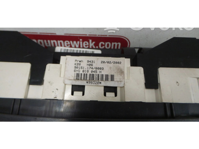 Блок управления климат-контролем 6Y0819045H Skoda Fabia Mk1 (6Y)