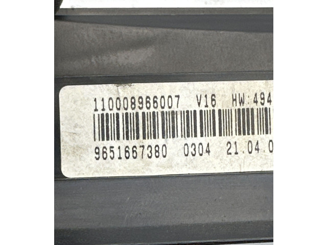 Панель приборов 9651667380 Citroen Xsara Picasso