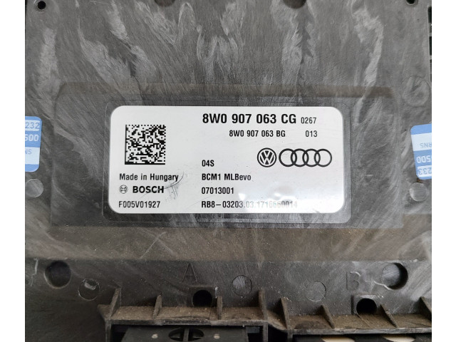 Блок комфорта 8W0907063CG, 8W0907063BG   Audi A5   