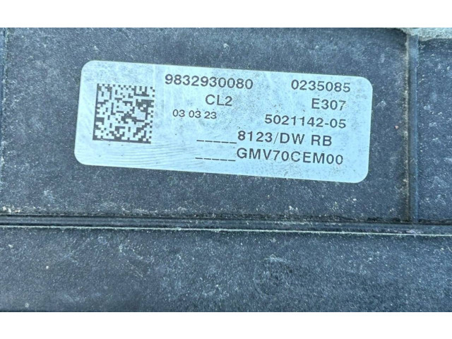 Вентилятор радиатора     9832930080    Peugeot 5008 II 