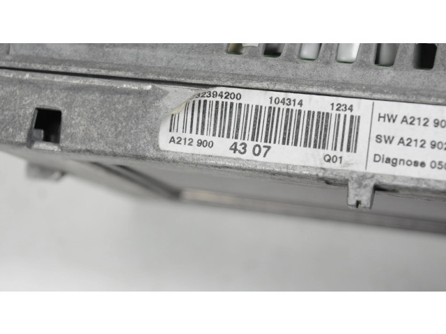 Дисплей    A2129004307   Mercedes-Benz E C207 W207