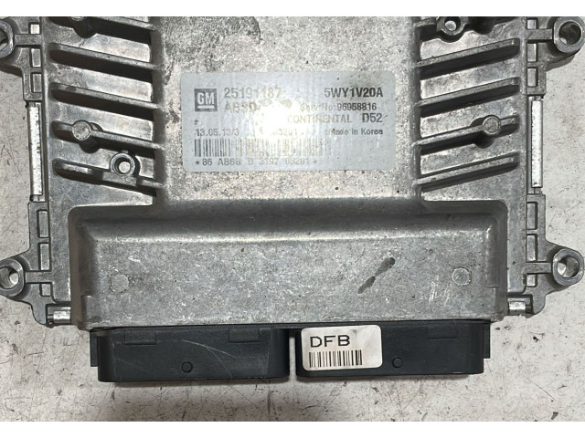 Блок управления двигателя 2519487, 2519487   Chevrolet Spark