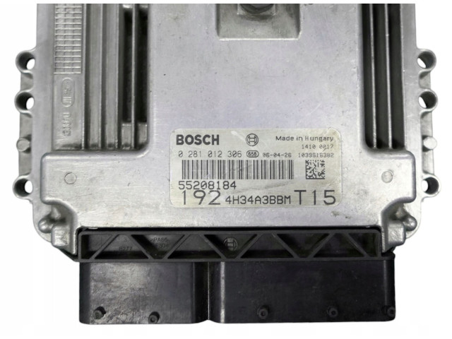 Řídící jednotka 55208184, 0281012306 Fiat Stilo 2006