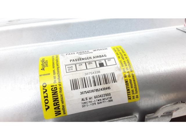 Подушка безопасности пассажира 30754338 Volvo XC90