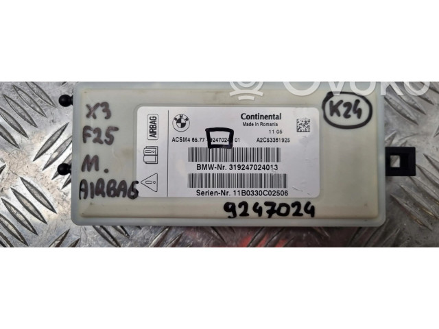 Блок подушек безопасности 9247024 BMW X3 F25