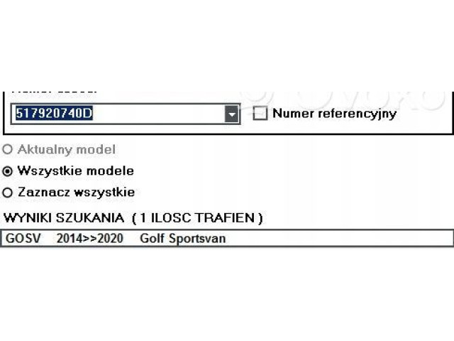 Панель приборов 517920740D, 17236KM Volkswagen Golf Sportsvan