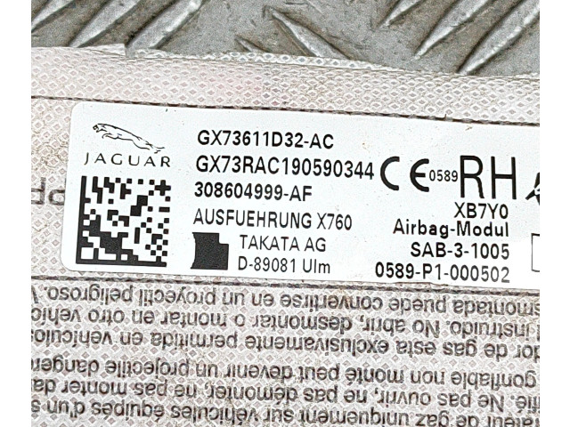 Подушка безопасности в сиденье GX73611D32AC   Jaguar XF X260
