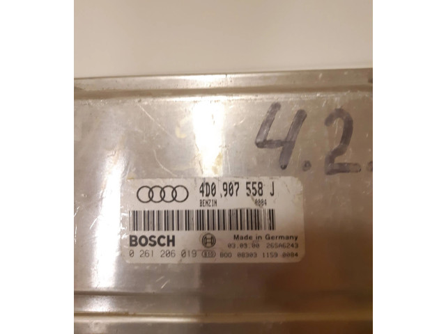 Блок управления двигателем Блок управления 4D0907558J Audi A8 S8 D2 4D